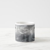 Tasse Expresso Connexion Gemini Zodiac style acier industriel (Devant)