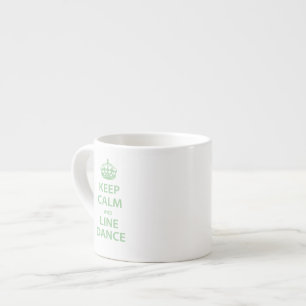 Tasse Expresso Conserver le calme et la danse en ligne