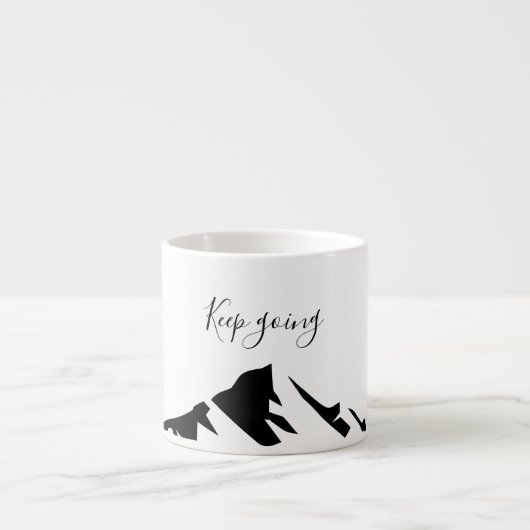 Tasse Expresso Conserver Noir Moderne En Simple (Devant)