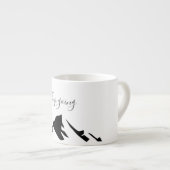 Tasse Expresso Conserver Noir Moderne En Simple (Devant droit)