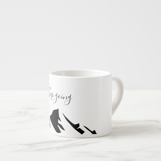 Tasse Expresso Conserver Noir Moderne En Simple (Devant droit)
