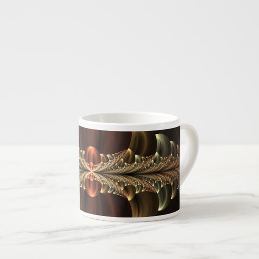 Tasse Expresso Construction d'Imaginaires Art Fractal Abstrait br (Devant droit)