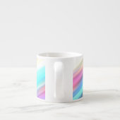 Tasse Expresso Cool de touches arc-en-ciel (Dos)