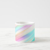 Tasse Expresso Cool de touches arc-en-ciel (Devant)