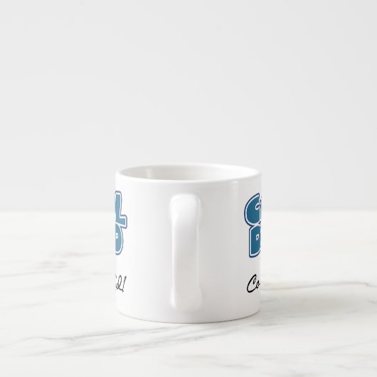 Tasse Expresso Cool papa à un Cool cadeaux pour enfants (Dos)