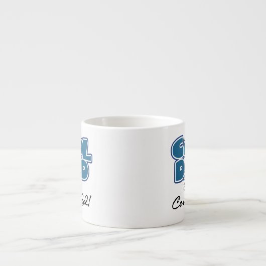 Tasse Expresso Cool papa à un Cool cadeaux pour enfants (Devant)