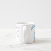 Tasse Expresso Cool, tendance, moderne onduleur brosses (Dos)