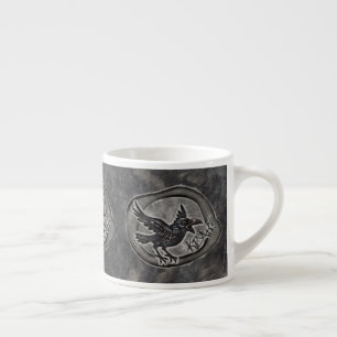 Tasse Expresso Corbeau Crow Rabe appelle KREUH !