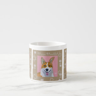 Tasse Expresso Corgi Happy Hanoukka