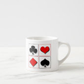 Tasse Expresso costumes de carte de jeu 3D (Droite)