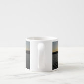 Tasse Expresso Coucher de soleil sur le lac Onota : horizontal (Dos)