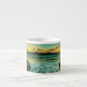 Tasse Expresso Coucher du soleil à la plage de Baker (Devant)
