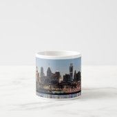 Tasse Expresso Coucher du soleil de Philly (Devant)