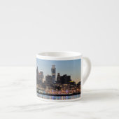 Tasse Expresso Coucher du soleil de Philly (Devant droit)