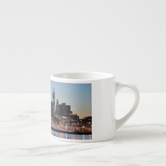 Tasse Expresso Coucher du soleil de Philly (Droite)