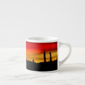 Tasse Expresso Coucher du soleil de Yellowstone (Droite)