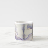 Tasse Expresso Couleur d'aquarelle Violet Free Expression (Devant)