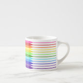Tasse Expresso Couleur Mon monde Crayons arc-en-ciel (Droite)