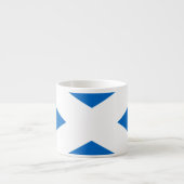 Tasse Expresso Couleurs croisées écossaises de l'Ecosse (Devant)