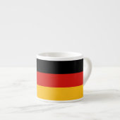 TASSE EXPRESSO COULEURS DE DRAPEAU ALLEMANDE (Devant droit)
