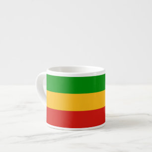 Tasse Expresso COULEURS DE DRAPEAU RASTAFARI + vos idées