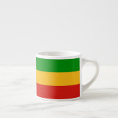 Tasse Expresso COULEURS DE DRAPEAU RASTAFARI + vos idées (Droite)