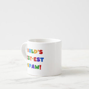 Tasse Expresso Couleurs vives Meilleures t-shirts et cadeaux Papa