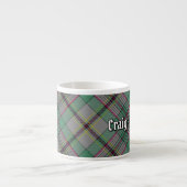 Tasse Expresso Coupe Clan Craig Tartan Espresso (Devant)