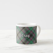 Tasse Expresso Coupe Clan Craig Tartan Espresso (Devant droit)