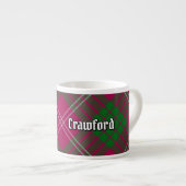 Tasse Expresso Coupe Clan Crawford Tartan Espresso (Devant droit)