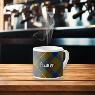 Tasse Expresso Coupe Clan Fraser de chasse Tartan Espresso