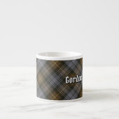 Tasse Expresso Coupe Clan Gordon Tartan Patiné Espresso (Devant)