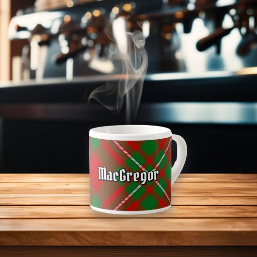 Tasse Expresso Coupe Clan Gregor Tartan Espresso