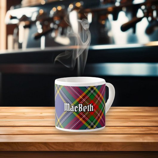 Tasse Expresso Coupe Clan MacBeth Tartan Espresso