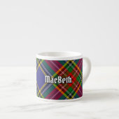 Tasse Expresso Coupe Clan MacBeth Tartan Espresso (Devant droit)