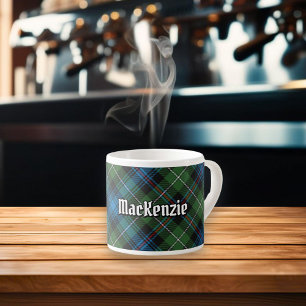 Tasse Expresso Coupe Clan MacKenzie Tartan Espresso