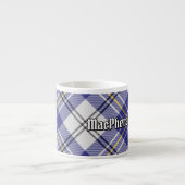 Tasse Expresso Coupe Clan MacPherson bleu robe Tartan Espresso (Devant)