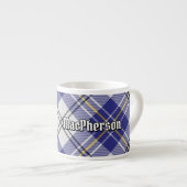 Tasse Expresso Coupe Clan MacPherson bleu robe Tartan Espresso (Devant droit)