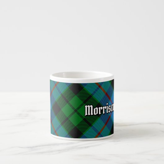 Tasse Expresso Coupe Clan Morrison Tartan Espresso Chasse (Devant)