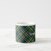 Tasse Expresso Coupe Clan Scott Green Tartan Espresso (Devant)