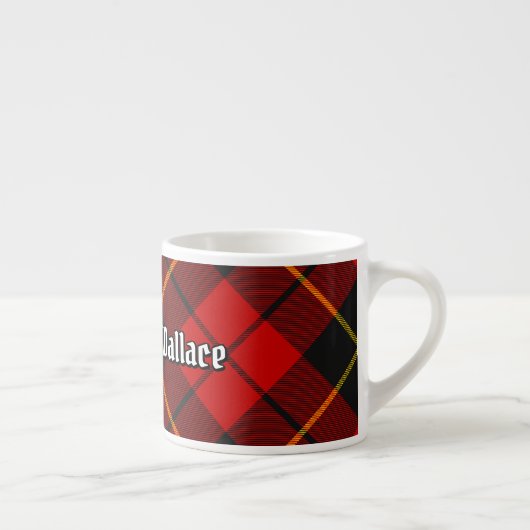 Tasse Expresso Coupe Clan Wallace Tartan Espresso (Droite)