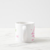Tasse Expresso Coupe de bateau rose (Dos)
