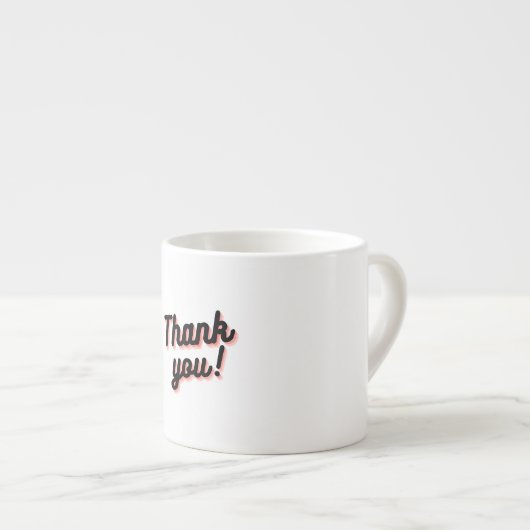 Tasse Expresso Coupe de Gratitude (Devant droit)