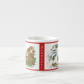 Tasse Expresso Coupe de l'enfant Bunnies de Noël Personnaliser le (Devant)