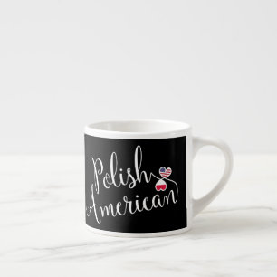 Tasse Expresso Coupe des Coeurs Polonais Américains