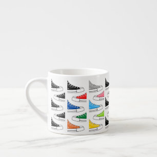 Tasse Expresso Coupe d'Espresso Basket décontractée et colorée