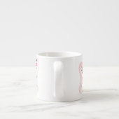 Tasse Expresso Coupe d'Espresso de canicule blanche (Dos)