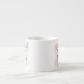 Tasse Expresso Coupe d'Espresso de canicule blanche (Devant)