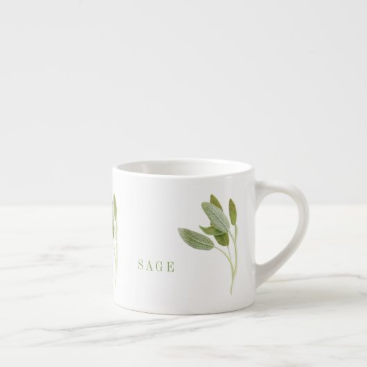Tasse Expresso Coupe d'Espresso FRAÎCHE SAGE (Droite)