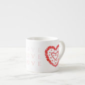 Tasse Expresso Coupe d'Espresso LOVE (Devant droit)